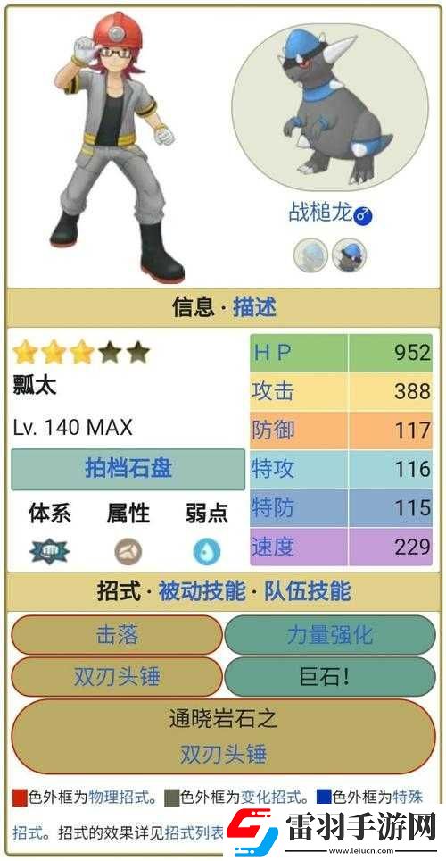 寶可夢大師瓢太技能及人物簡介