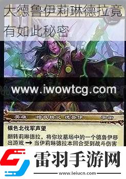 大德魯伊莉琳德拉竟有如此秘密