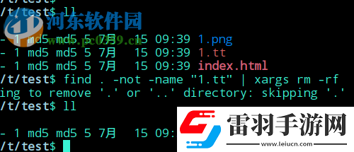 如何使用rm命令刪除特定文件