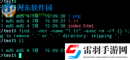 如何使用rm命令刪除特定文件