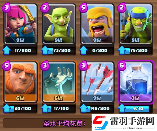 皇室戰(zhàn)爭A3至A5沖杯卡組推薦雷電巨人流