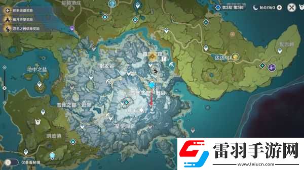 原神雪山三個匣子收集路線龍脊雪山三個匣子位置大全