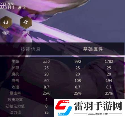 金鏟鏟之戰(zhàn)迅箭技能屬性一覽