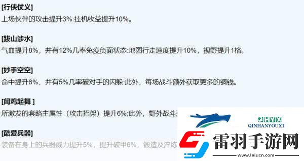 煙雨江湖開(kāi)局大招釋放次數(shù)全解析