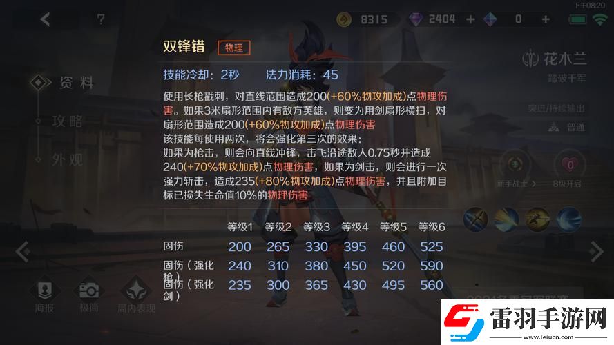 王者榮耀墨家機關道花木蘭1V1通關秘籍演變史中的制勝謎團